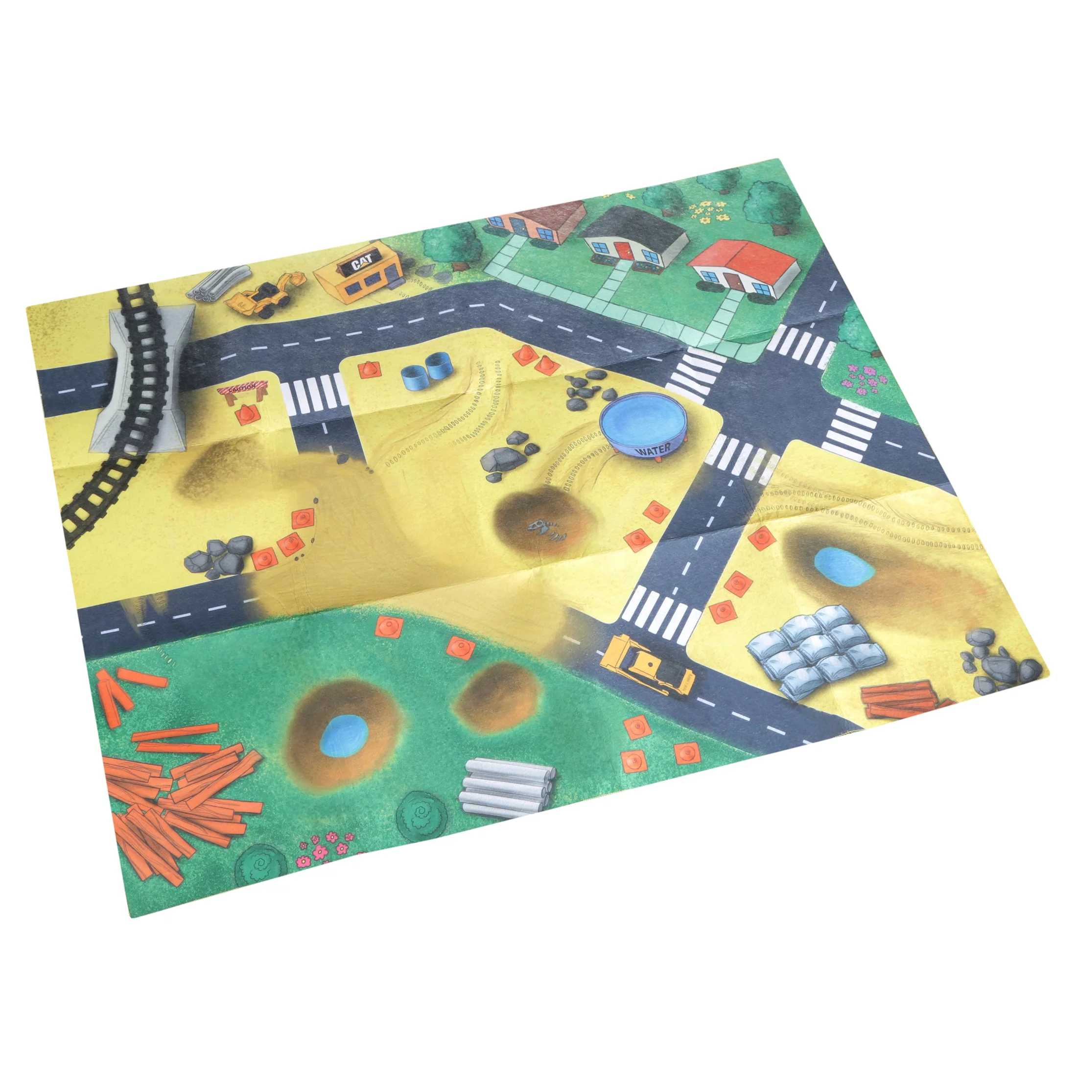 Cat Little Machines Vehicles and Play Mat