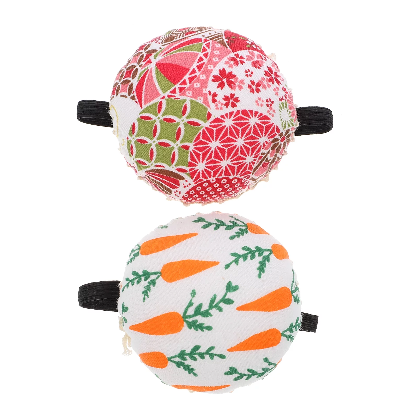 2pcs Pin Cushion Wrist Pin Cushions Wearable Needle Pincushions Sewing Tools for Sewing Tailor Cloth Ruler(Random Style)