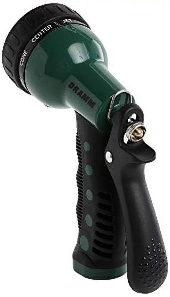 Dramm 12704 9-Pattern Revolver Spray Nozzle, Green