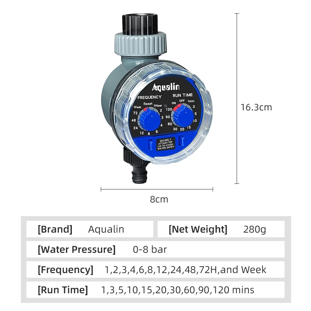 Garden  Water Timer Ball Valve Automatic Electronic Watering Timer  Garden Irrigation Timer EU   Controller #21025