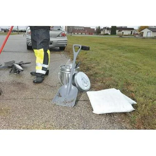 Industrial Shovel, 11 in W, Gray