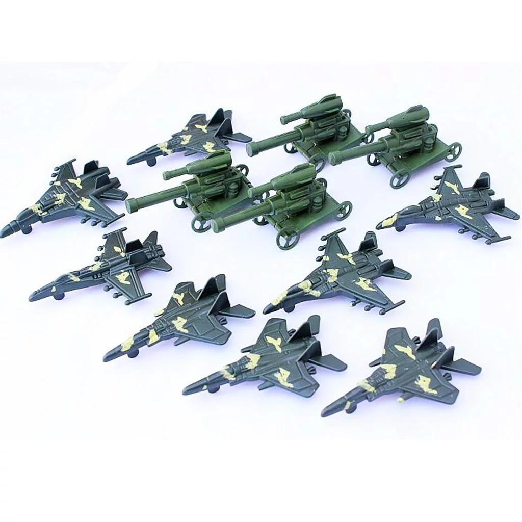 158pcs 5cm Men Soldiers Tank Miliatry Set Toy Figures Model Playset