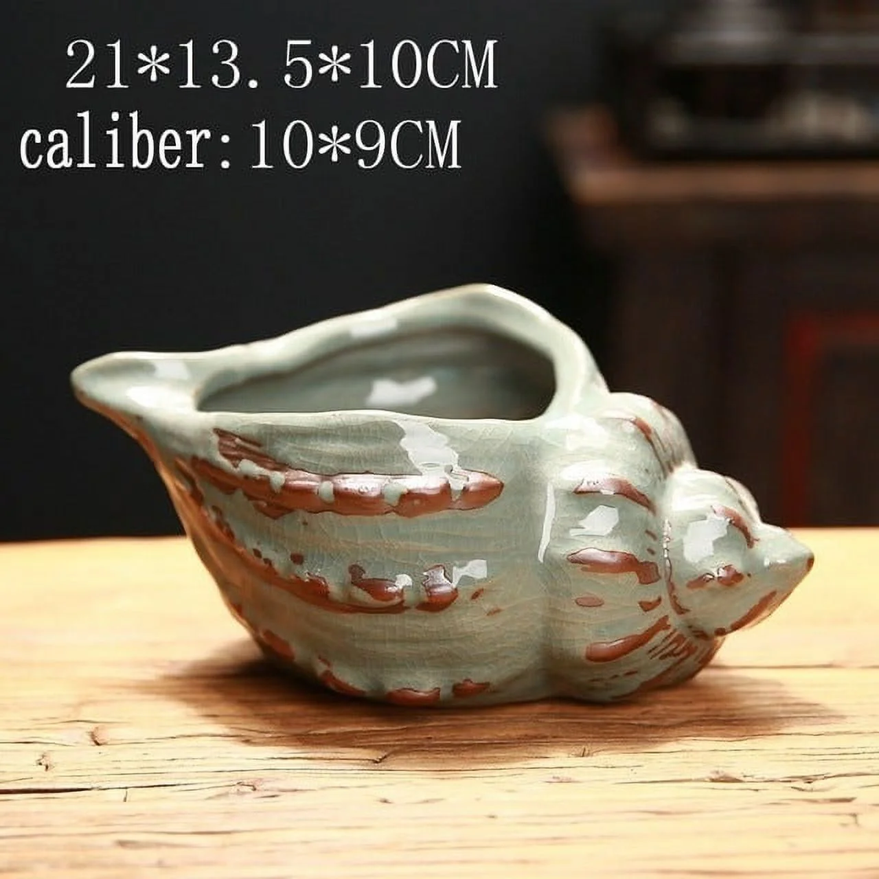 Creative Ceramic vintage Flower Pot Simple Succulent Plant Container Green Planters Bonsai Pots Flowerpot Home Decoration