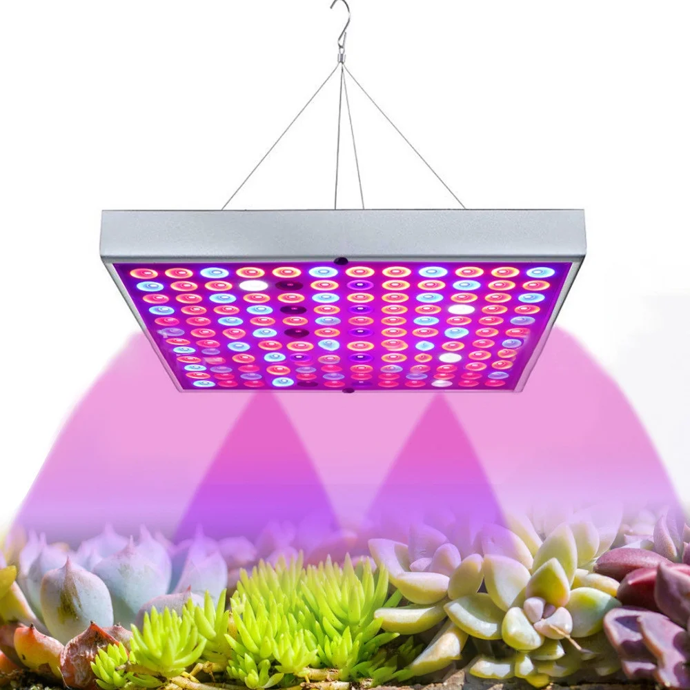 LED Grow Light for Indoor Plants Growing Lamp 75 LEDs UV IR Red Blue Full Spectrum Plant Lights Bulb Panel for Hydroponics Greenhouse Seedling Veg and Flower