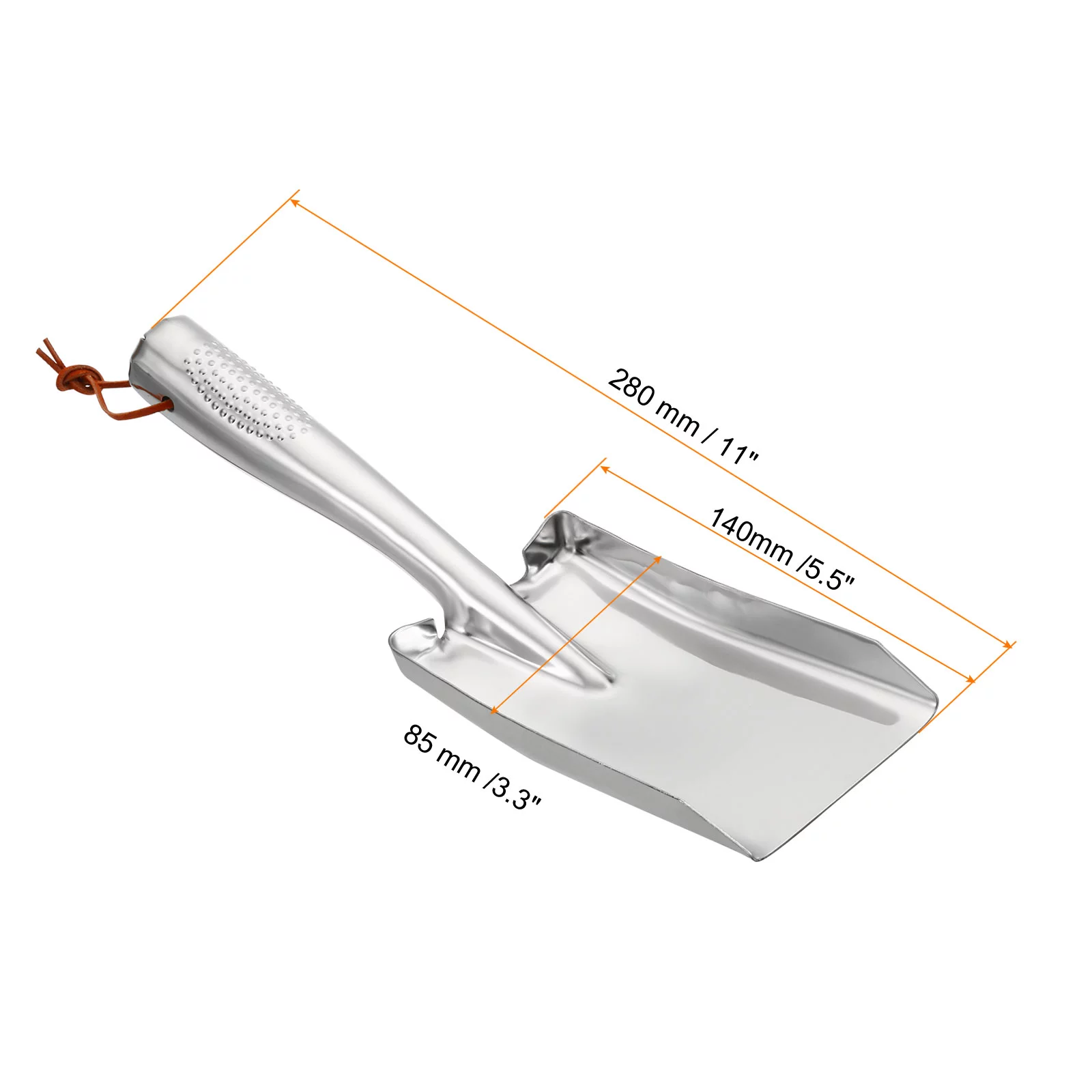 Uxcell Garden Trowel Gardening Hand Shovel Stainless Steel Square Head Shovel Garden Tools