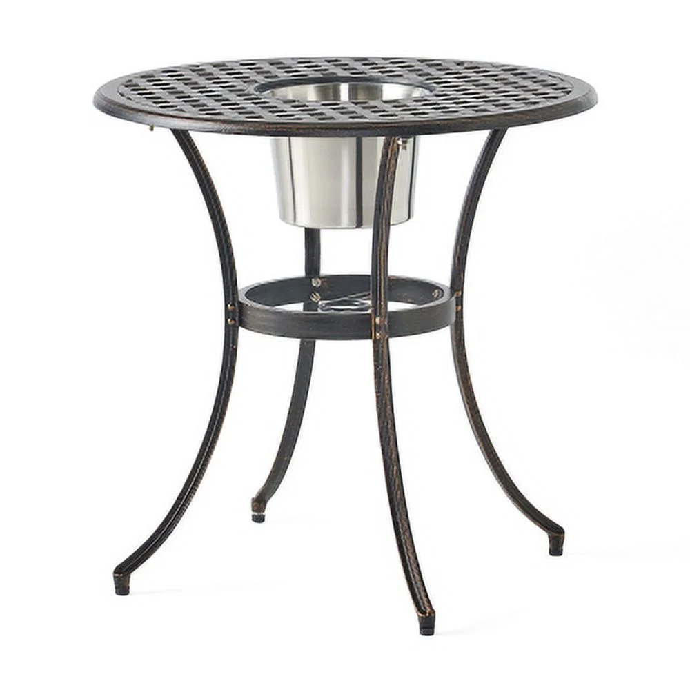 Buumin CAMDEN 3PC CAST BISTRO SET W ICE BUCKET