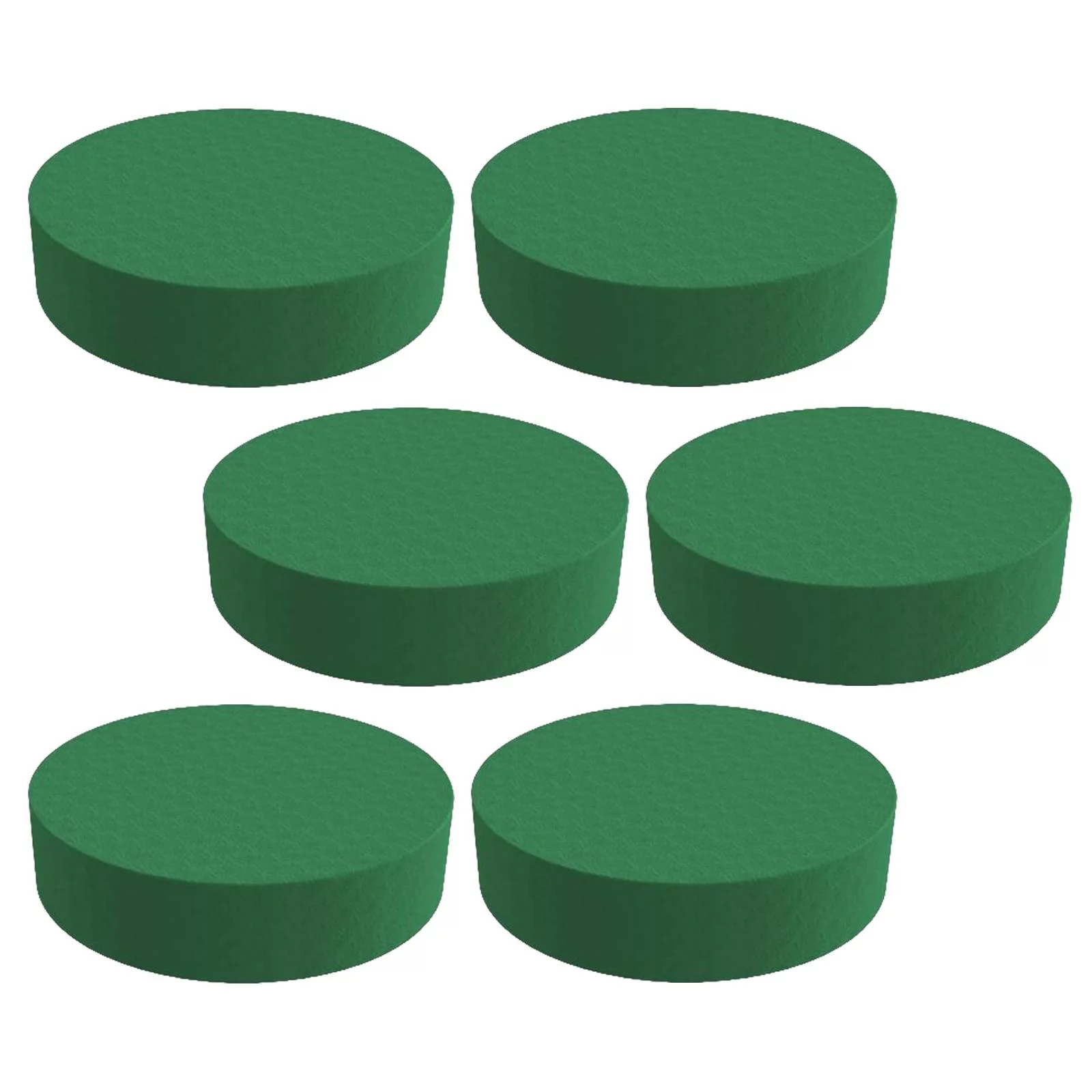 6x Floral Wet Foam Base Craft Round Bowl Display Flower Arrangement Bricks for Florist Supplies Office Aisle Flowers Home