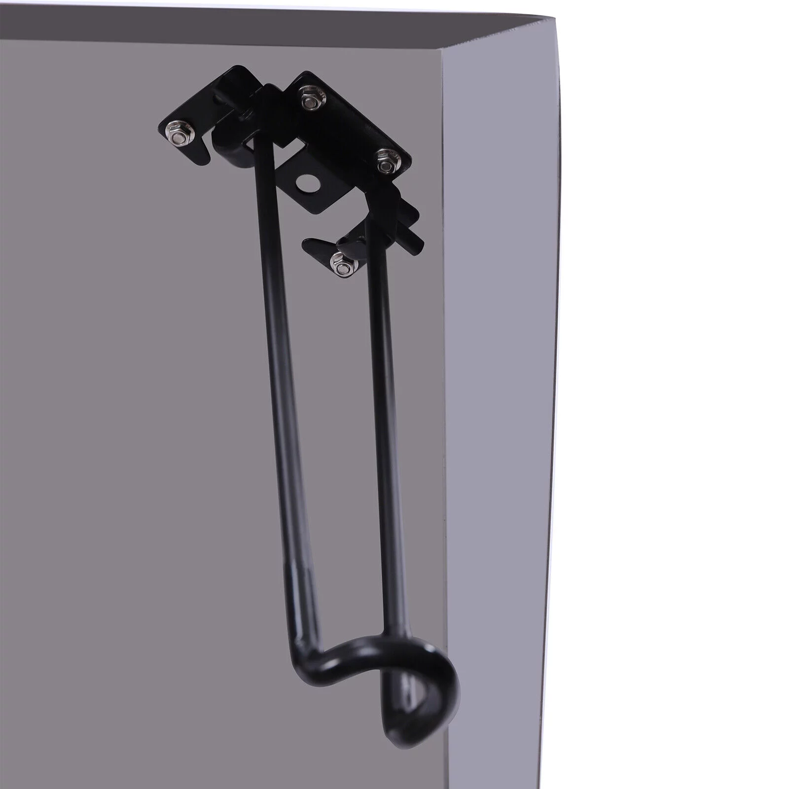 Silver Fire Pit Heat Deflector Square Outdoor& Indoor w/Foldable 4 Leg&Handle Stainless 25*25*12 in