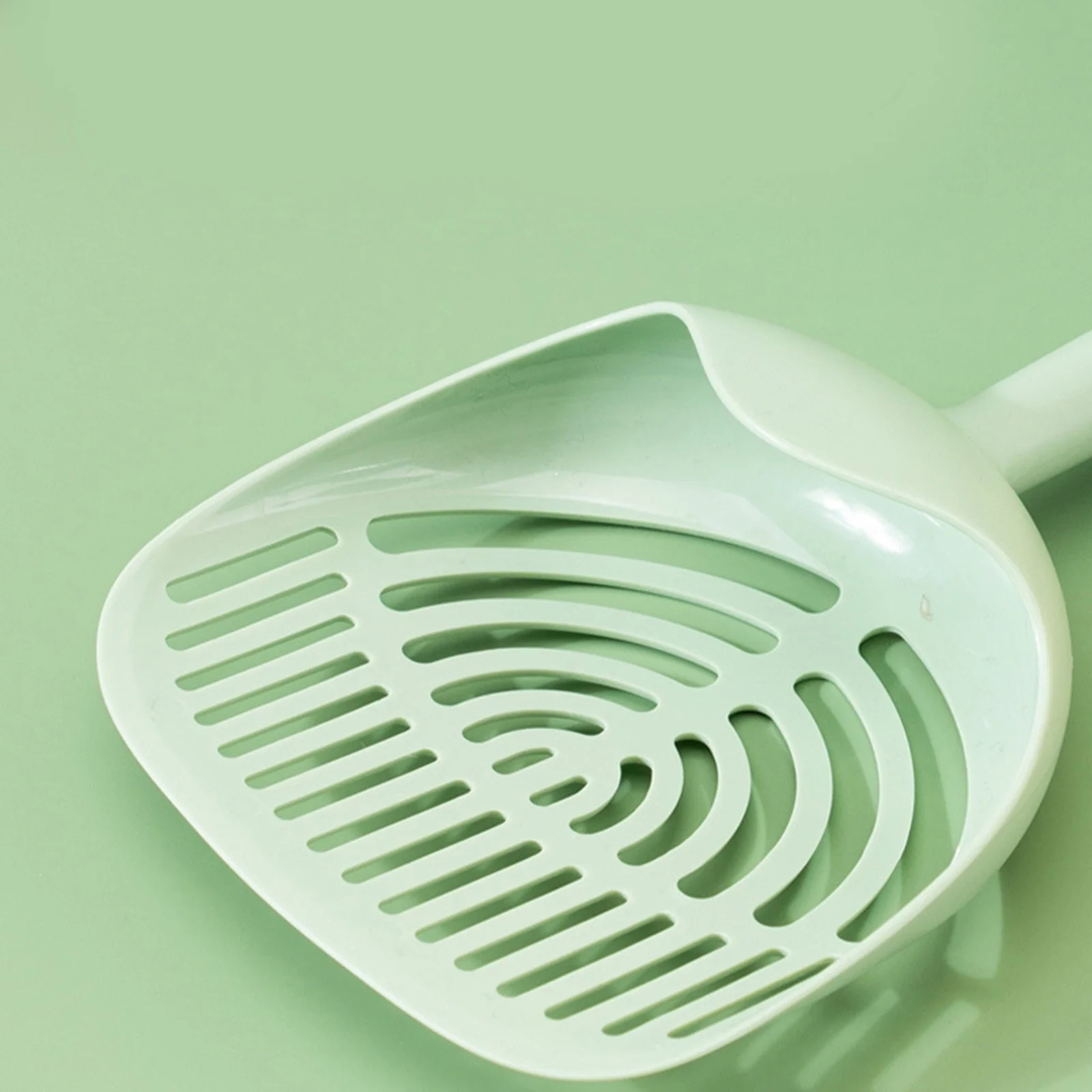 FHKOEGHS Sand Cat Litter Long Handled Cat Litter Scoop Fine Hole Cat Poop Shovel Large Cat Litter