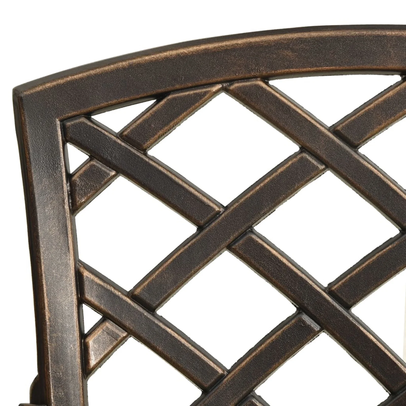 Carevas Patio Chairs 2 pcs Cast Aluminum Bronze