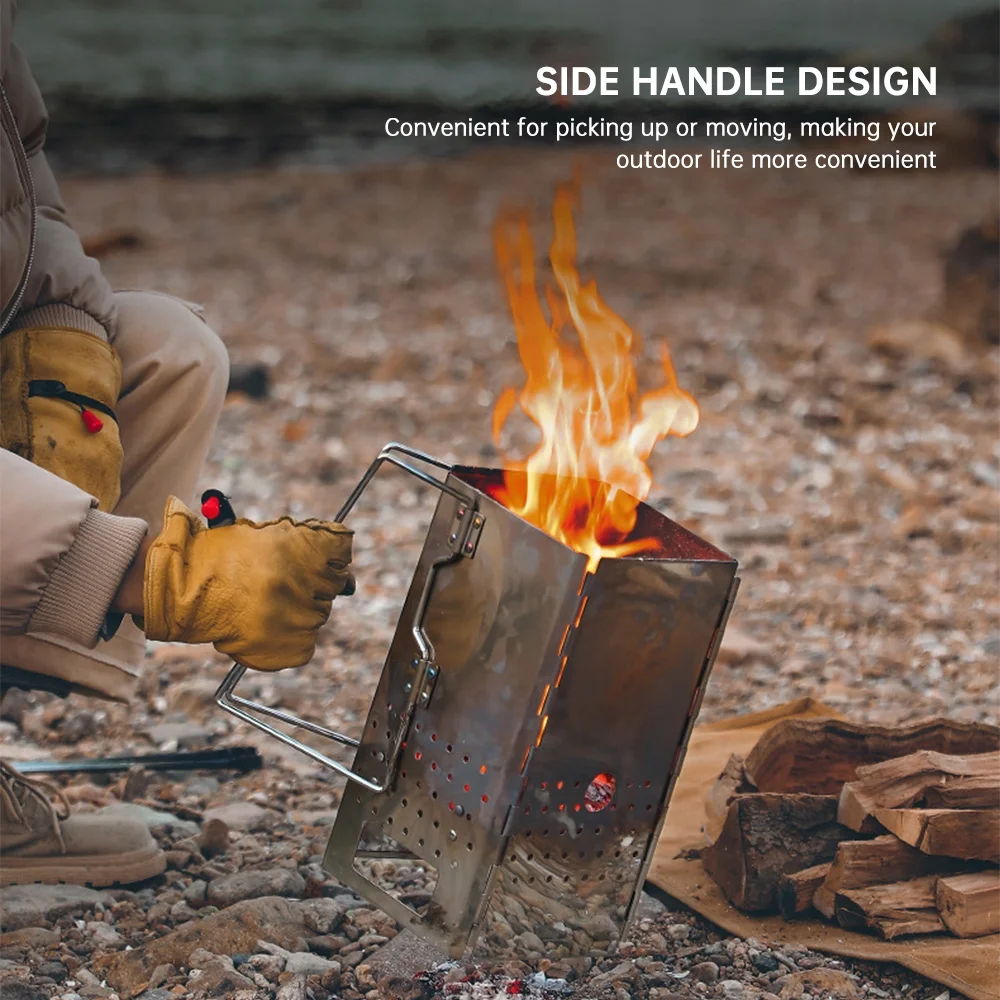 furnace,Steel Chimney Bbq Briquette Coal Fire Bbq Chimney Bbq Briquette Coal Steel Bbq Briquette Chimney Stainless Steel Buzhi