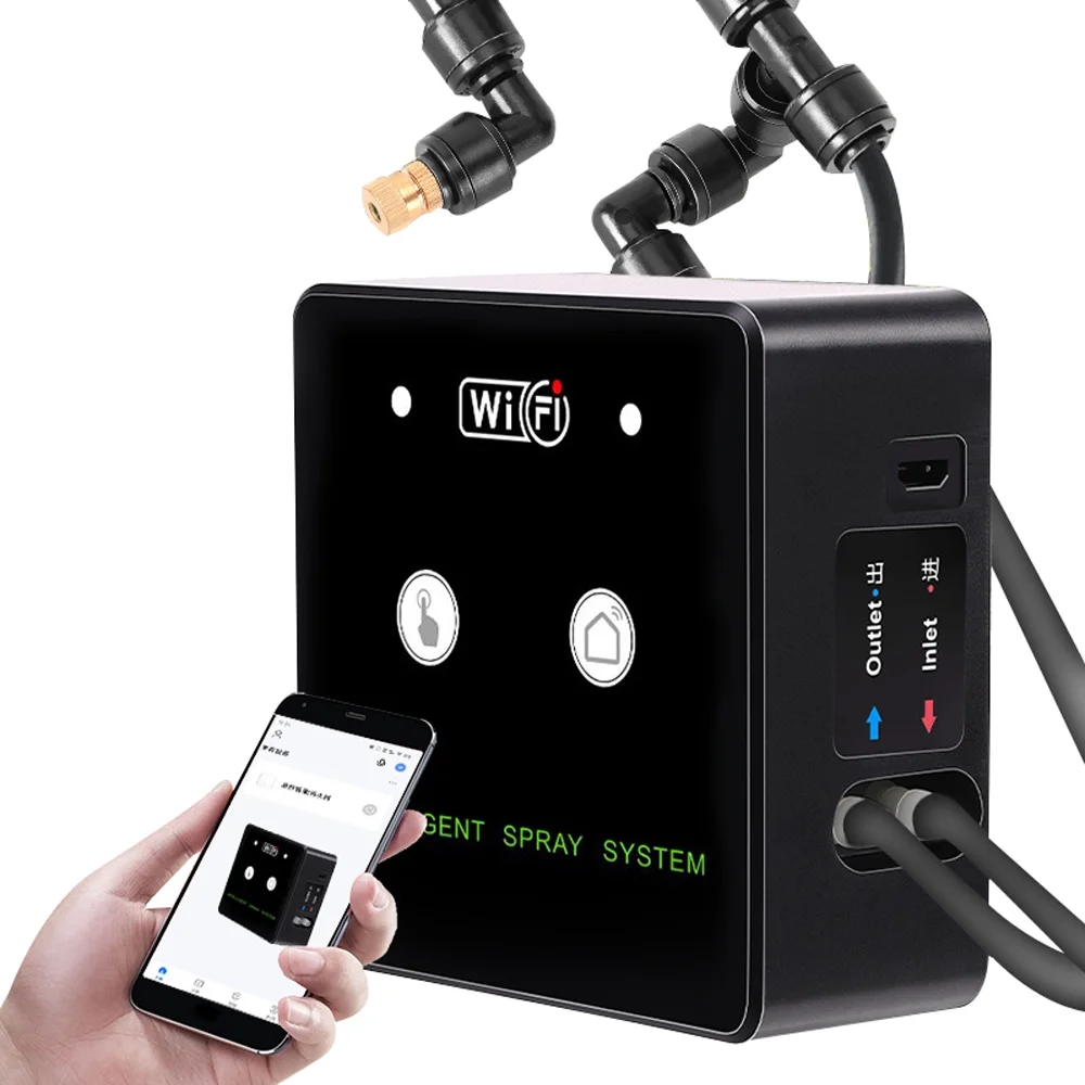 Spray Kit,Kit By Wifi Kit Sprayer Terrarium Wifi And Rotatable Sprayer And Timed With Wifi Timed App And Rotatable Kit Spray Kit Terrarium Timed Rotatable Nozzle Wifi A Environment
