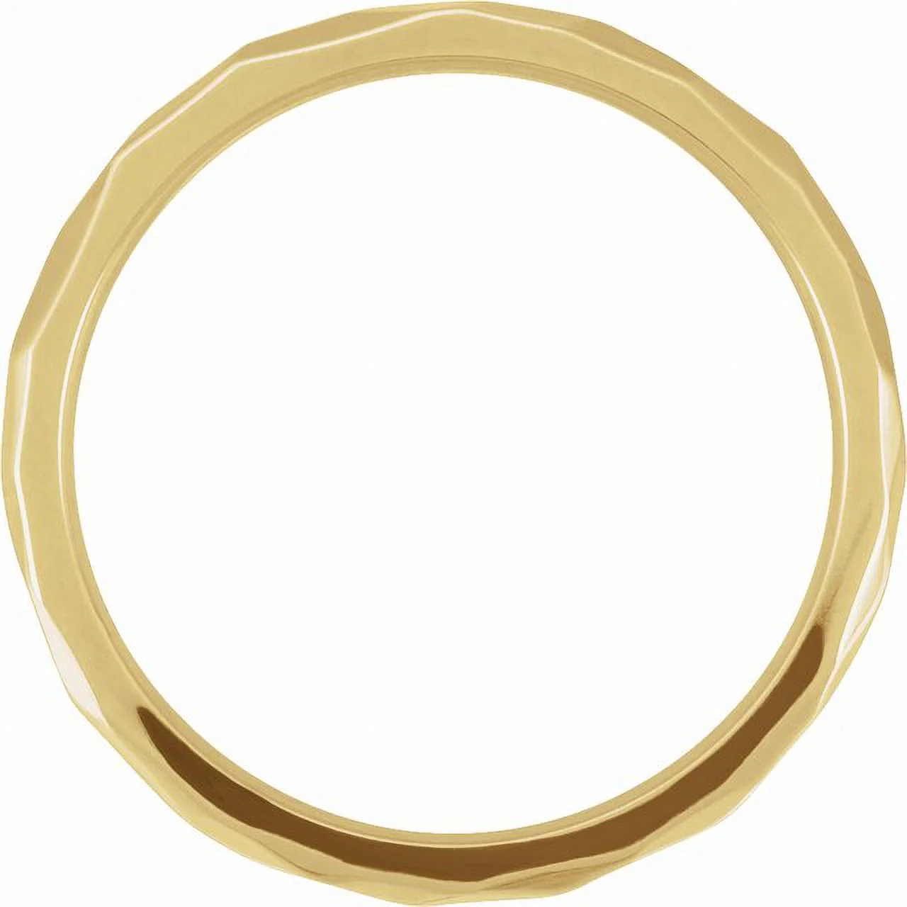 14K Yellow 1.5 mm Textured Patterned Band Size 6 52238:1437:P