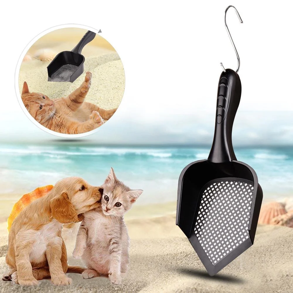Dotpet Cat Shovel Fine Hole Cat Litter Shovel Small Hole Plastic Cat Litter Shovel Cat Toilet Picker Cat Tray Shovel Pet Cleaning Supplies