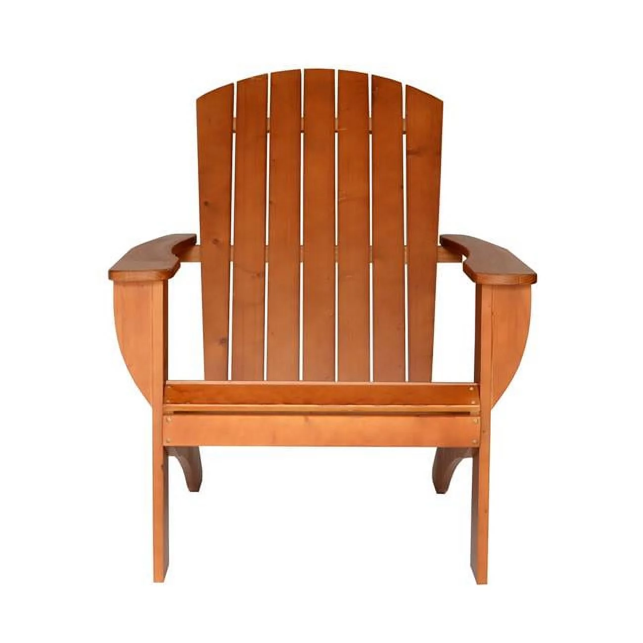 Riverstone Solid Cedar Adirondack Extra Wide Chair with build in bottle opener &  matching folding table   - Redwood