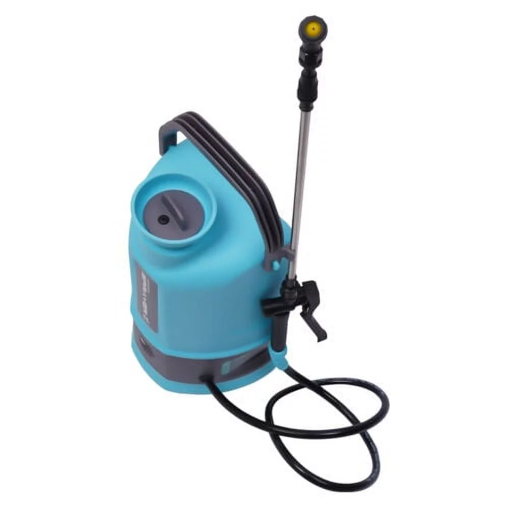 1.32 Gal Electric Garden Weed Sprayer Battery Powered 5 Nozzles Retractable Wand