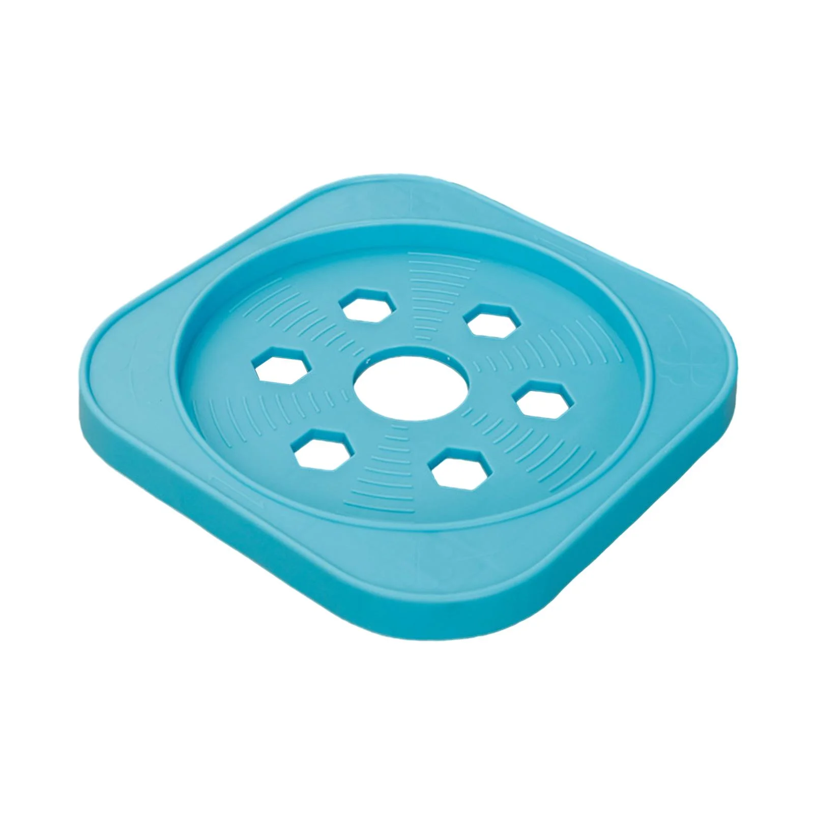 kesoto Plant Stand with Wheels Gas Cylinder Base Pot Holder Durable Strong and Sturdy Wheeled Mobile Bracket Garden Flower Pot Mover blue