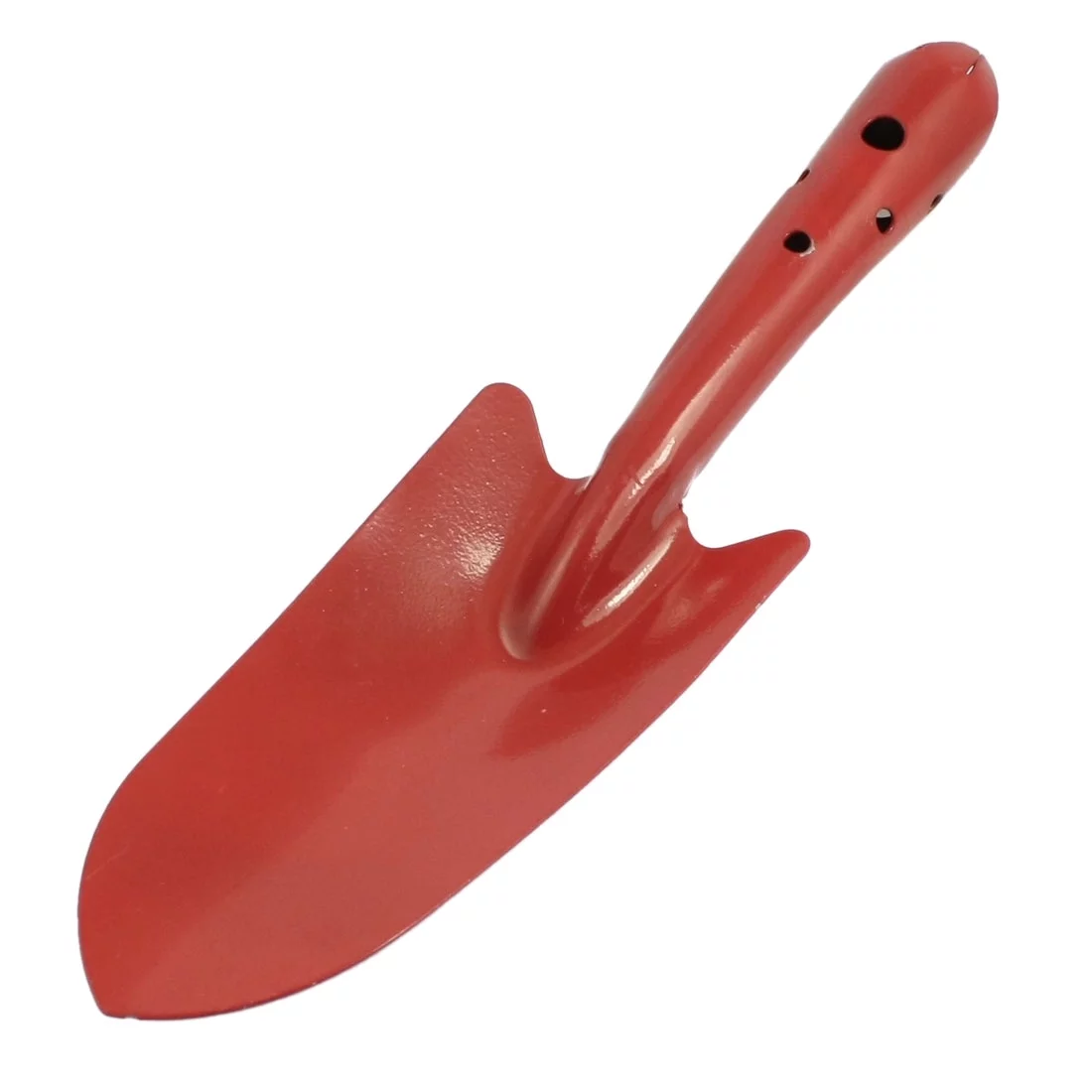 Uxcell Red Metal Grip Trowel Shovel Spade Tool for Garden Lawn