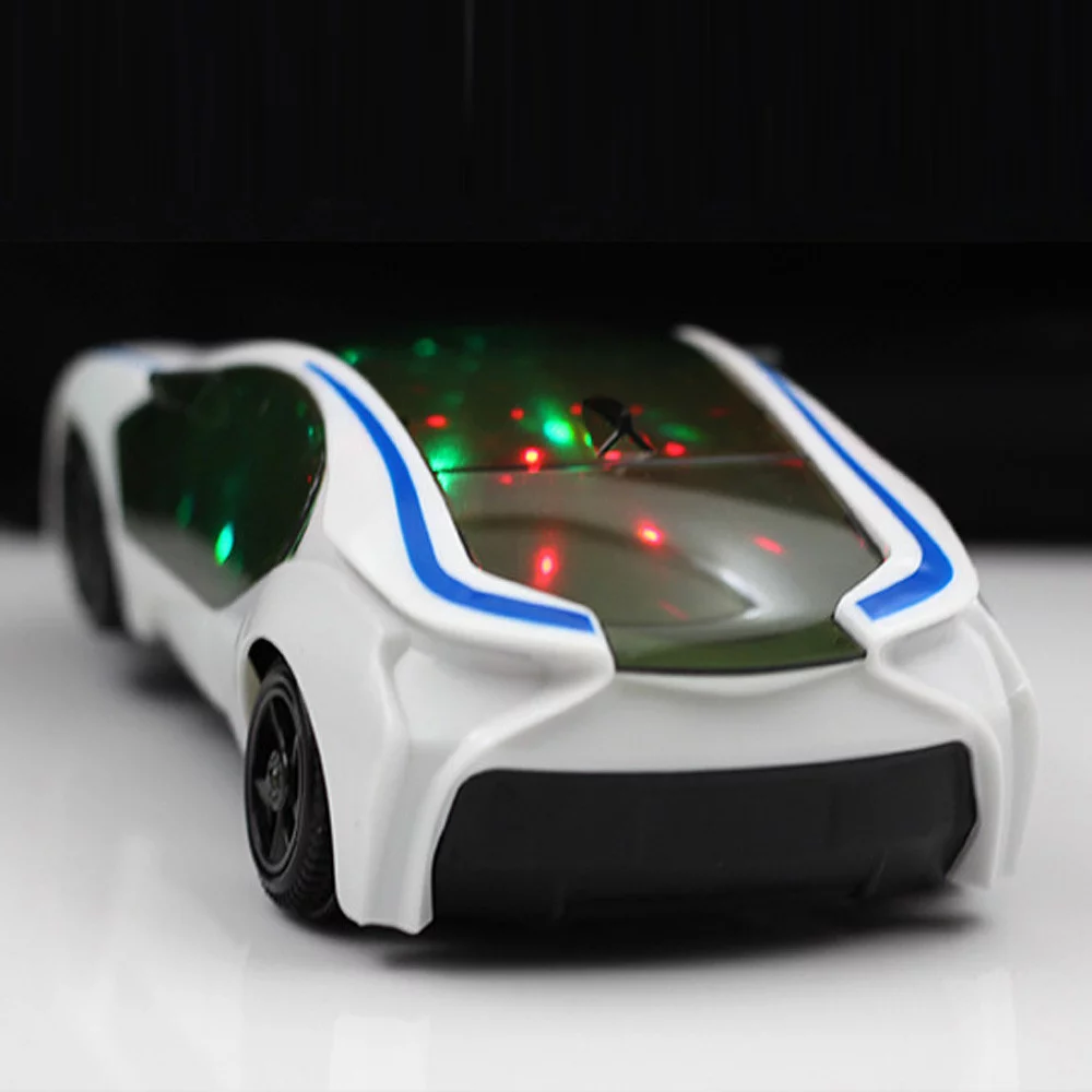 Lnkoo Electric Car Play Vehicle, with Bright Flashing 4D Lights & Real Siren Sounds