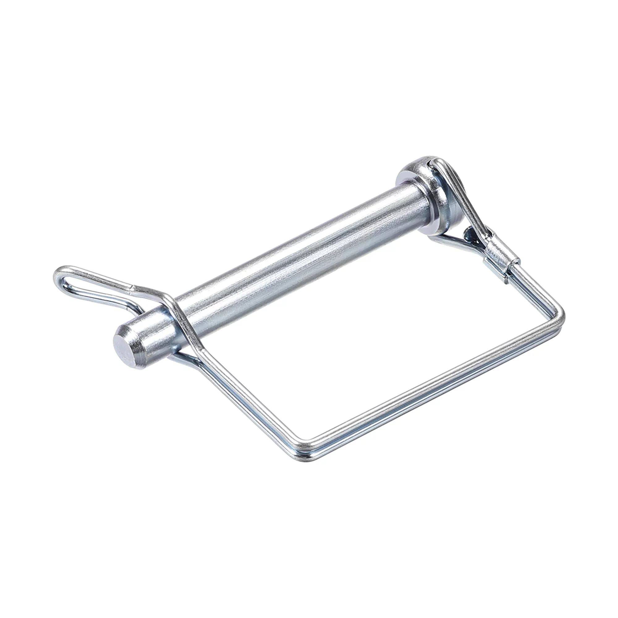 Shaft Locking Pin w Ear 9.5 x 70mm Coupler Pin for Farm Trailers Wagons Lawn Garden in Square