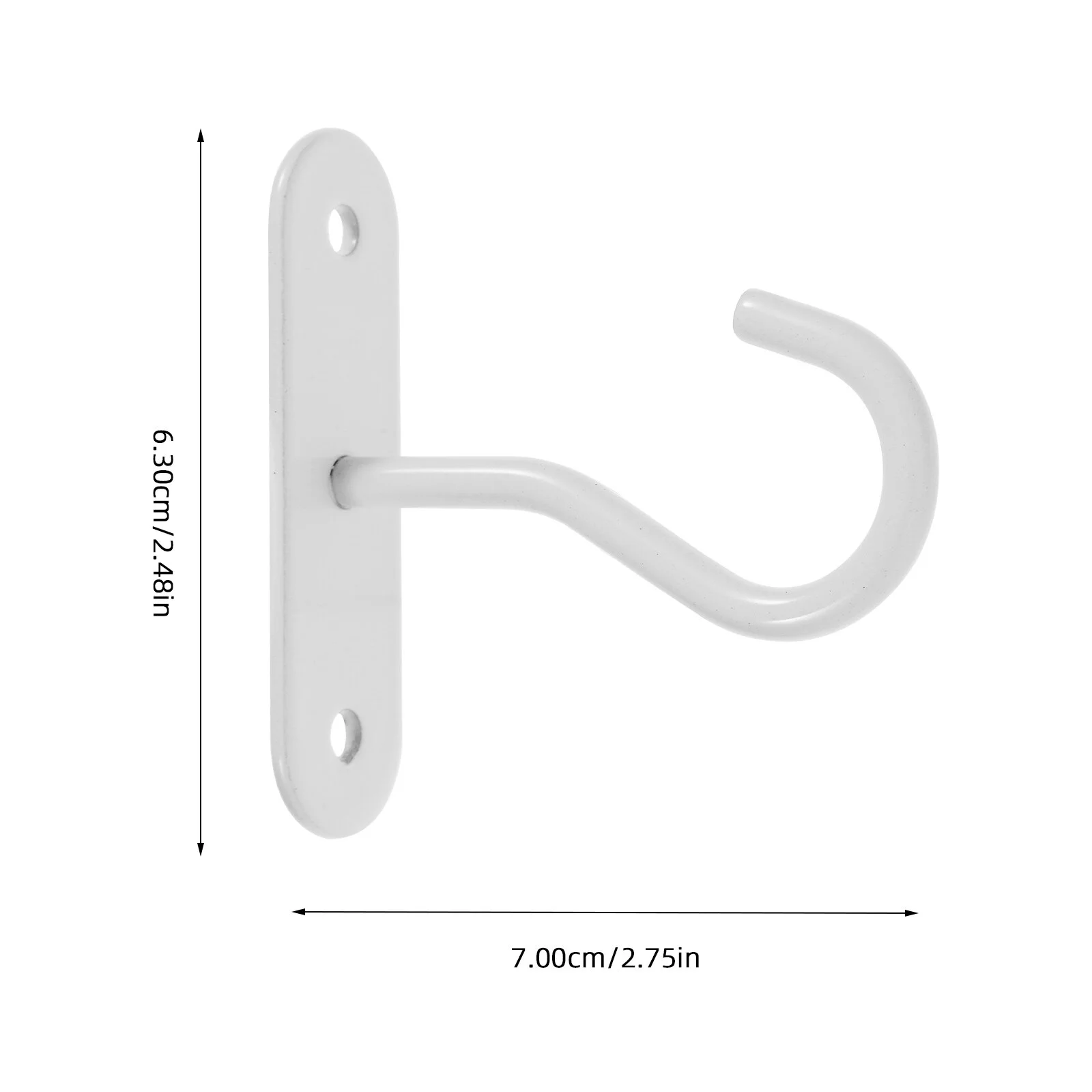 Jibingyi 2 Sets Ceiling Hooks Planter Hooks Wall Mount Hangers Plant Hooks Hanging Plants Hangers