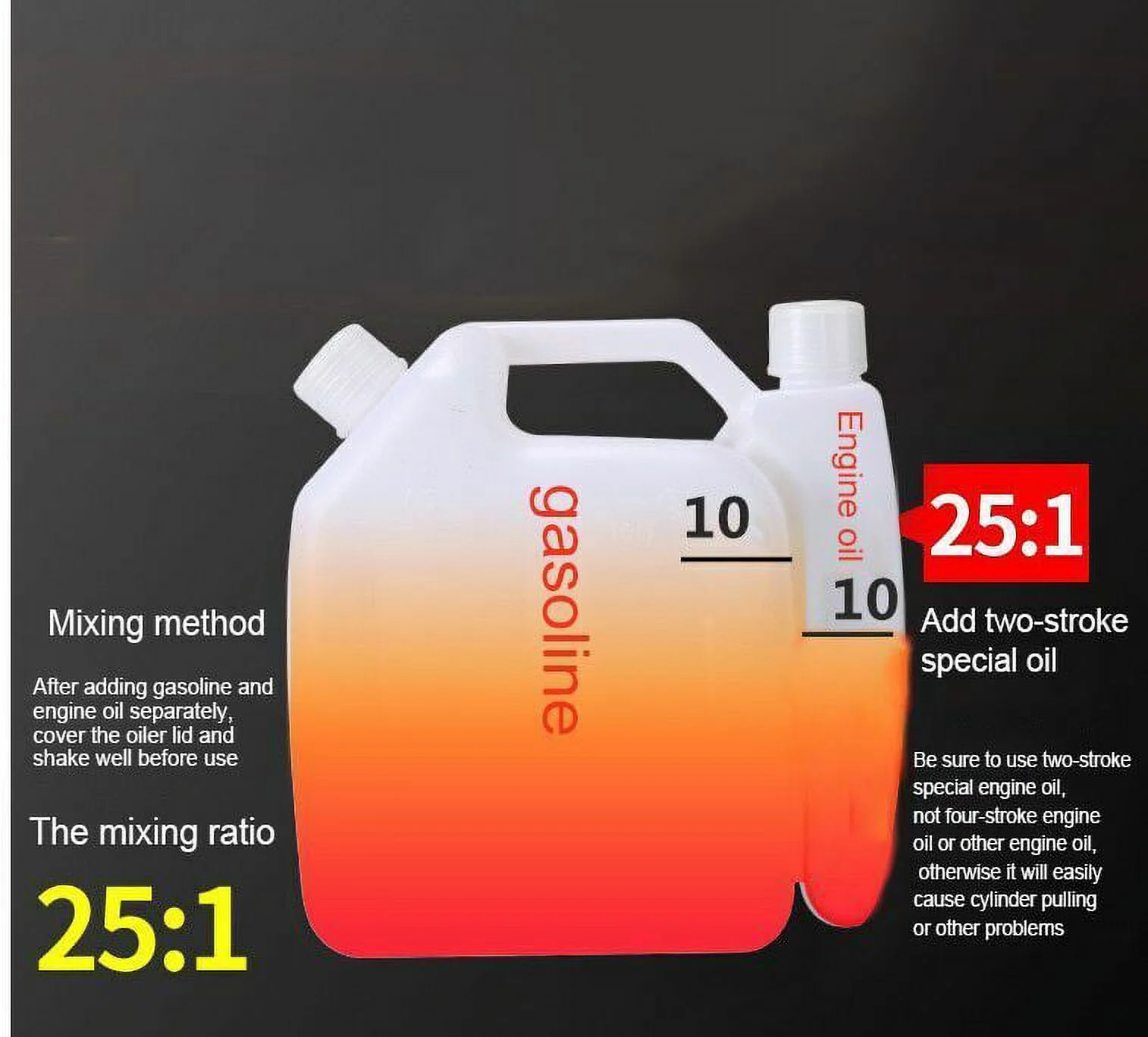 52CC 2-Stroke Post Hole Digger Gas Powered Auger Borer Fence Ground Drill+3 Bits