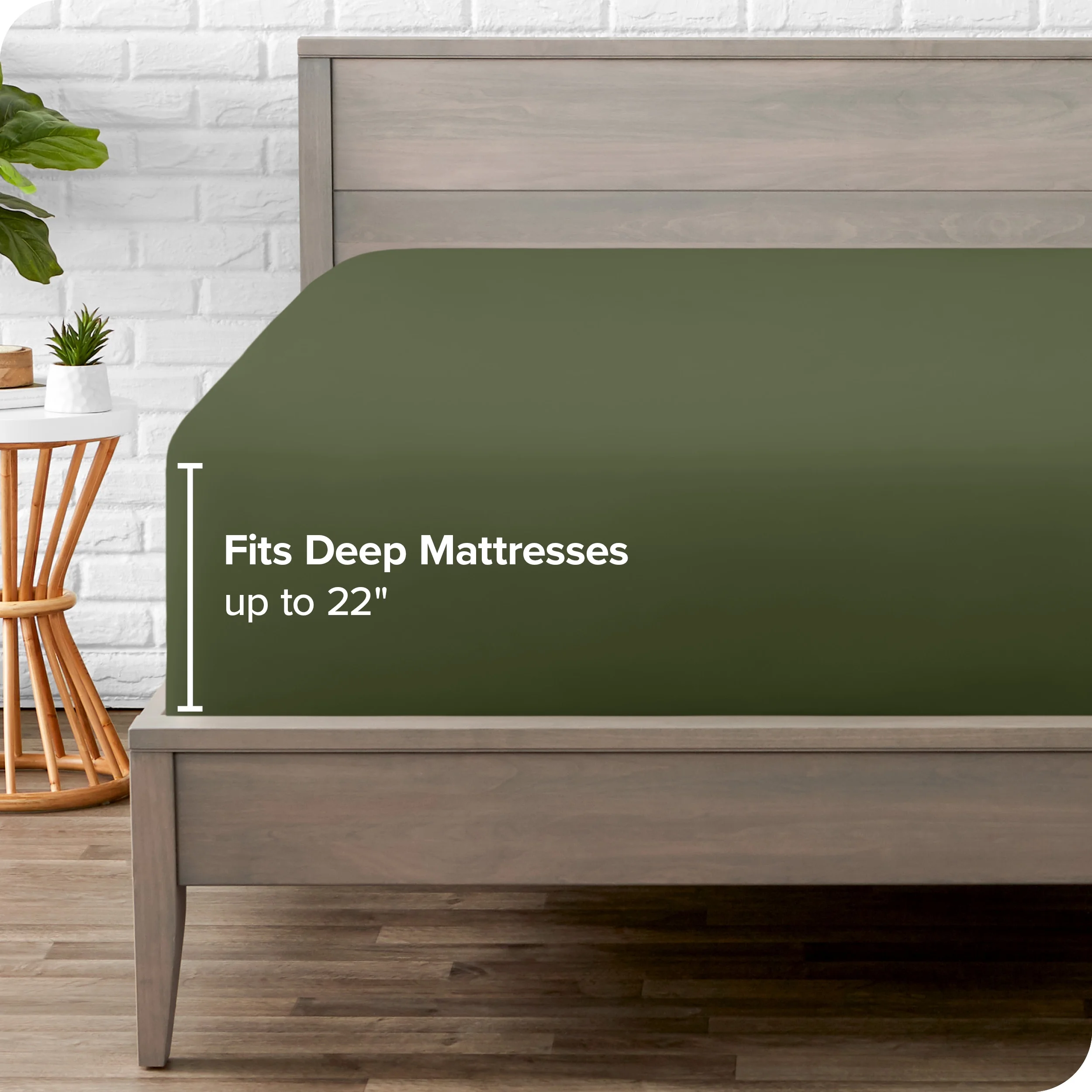 Bare Home Fitted Sheet - 22