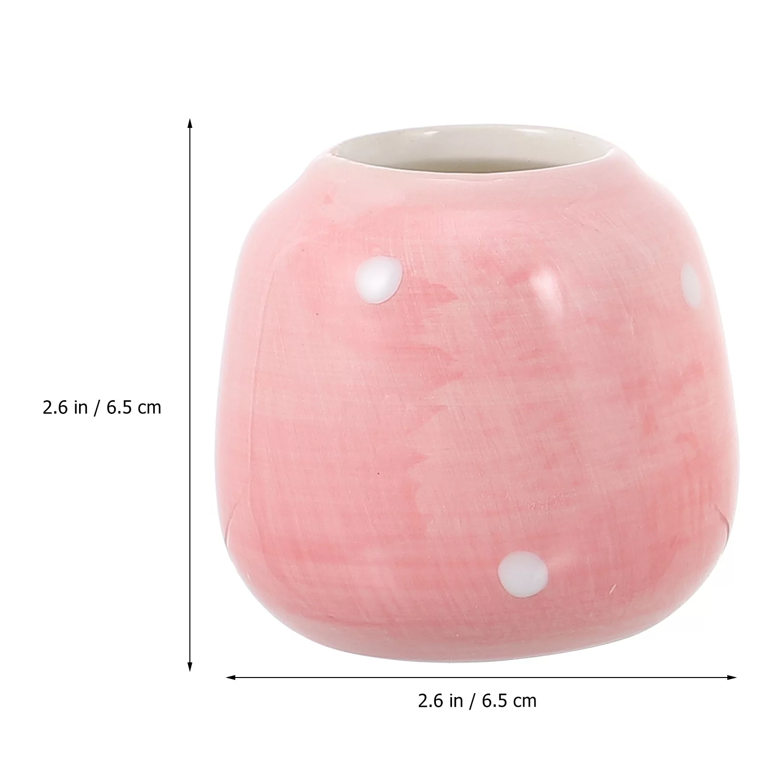 6 Pcs Ceramic Flower Pot Creative Hand-painted Flower Pot Gardening Succulent Holder