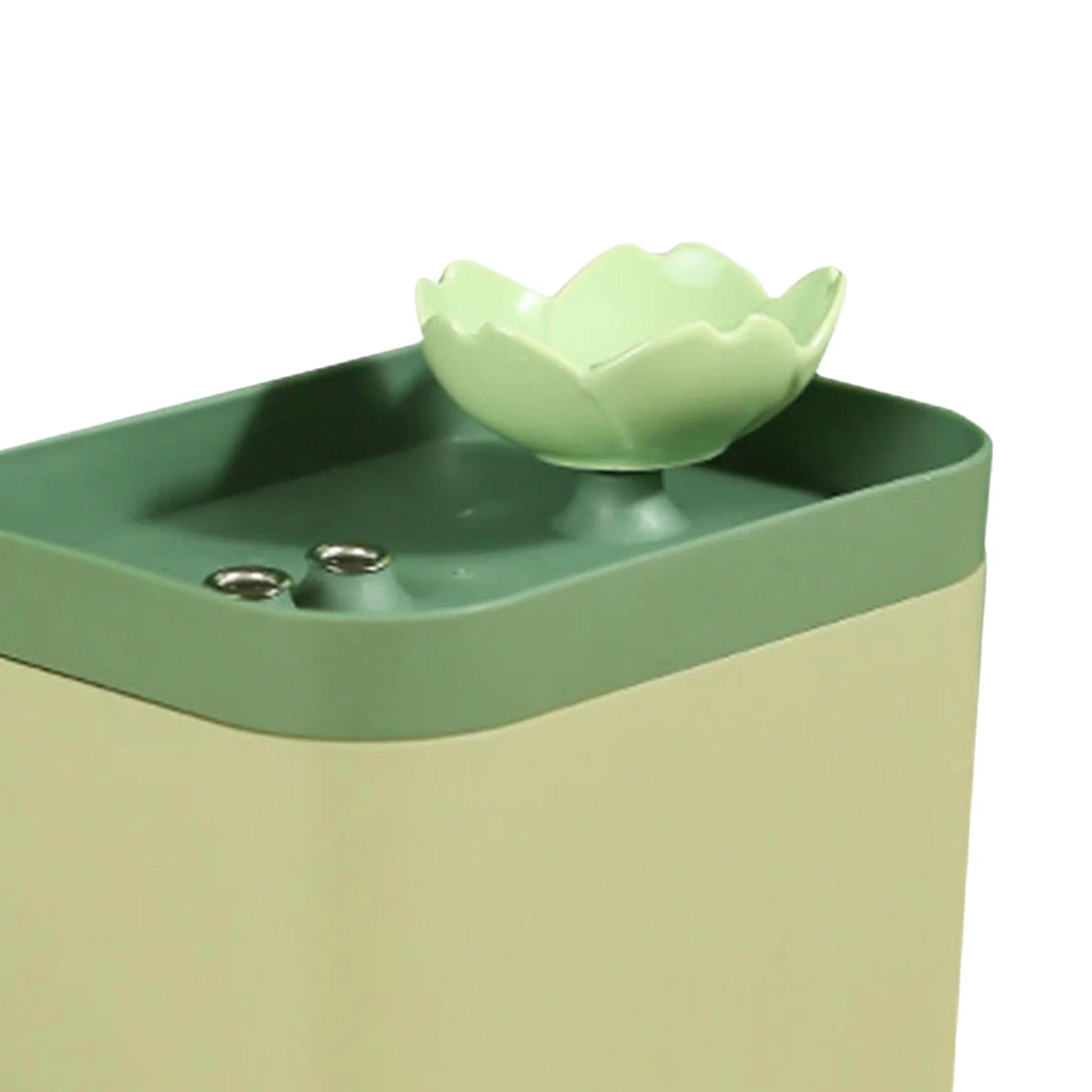 1.5L Cat Water Fountain Supplies Feeding Quiet USB Bowl Dish Dispenser Drinking Green