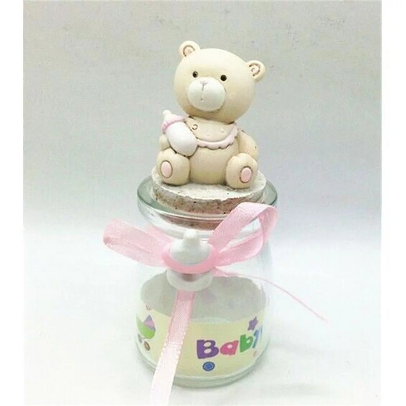 Mr. MJs HO-JY1649-14B Bear on A Glass Bottle Figurine