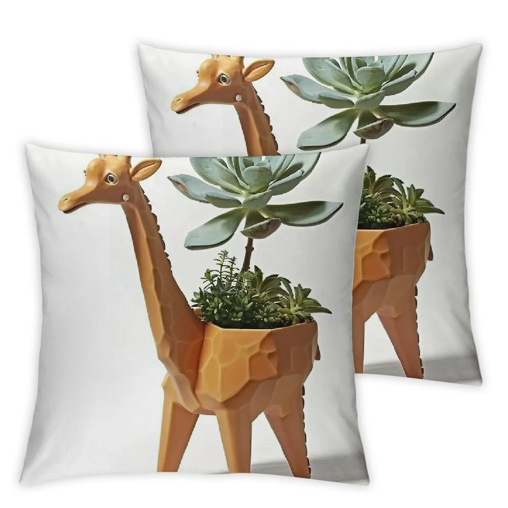 Succulent Planter Statue Decor Animal Gifts Modern Geometric Crafts Arts Polyresin Flower Pot