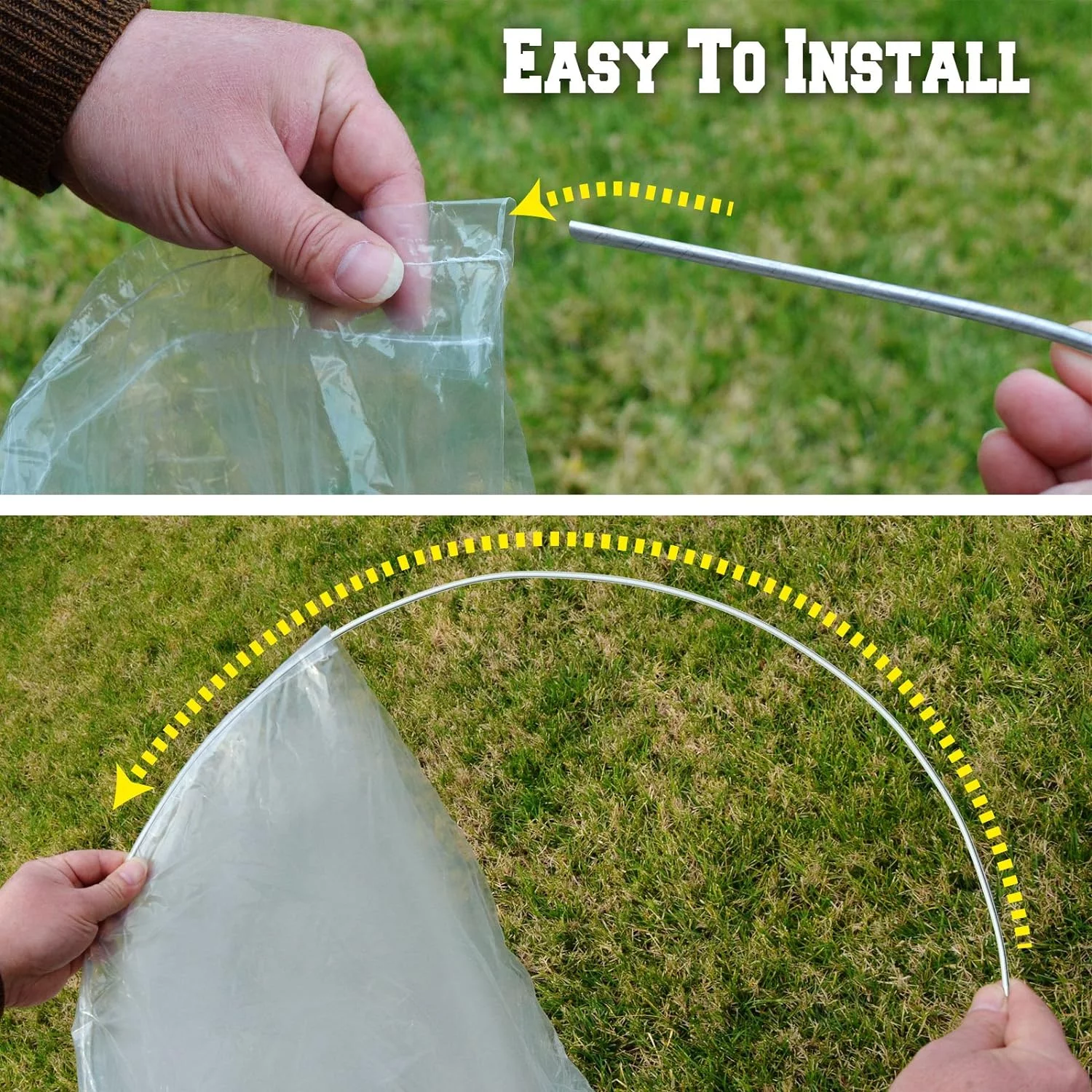 Tunnel Green House 16.5'X2'x1.3' Plant Gardening Greenhouse