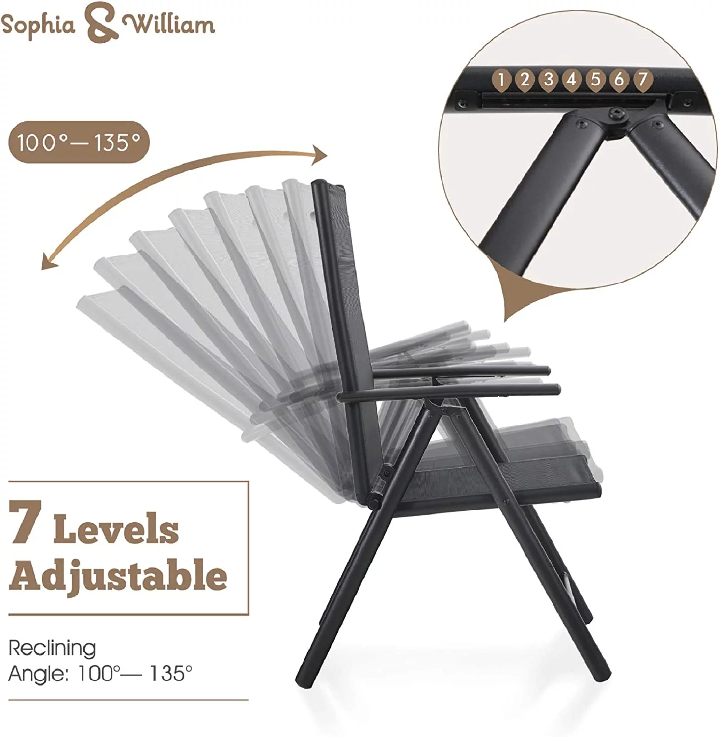 & William Outdoor 6 Pieces Dining Set with 4 Rattan Chairs  1 Wood-Like Metal Table and 1 10ft 3 Tier Auto-tilt Umbrella(No Base) Red  Modern Patio Furniture for Poolside  Porch  Pati