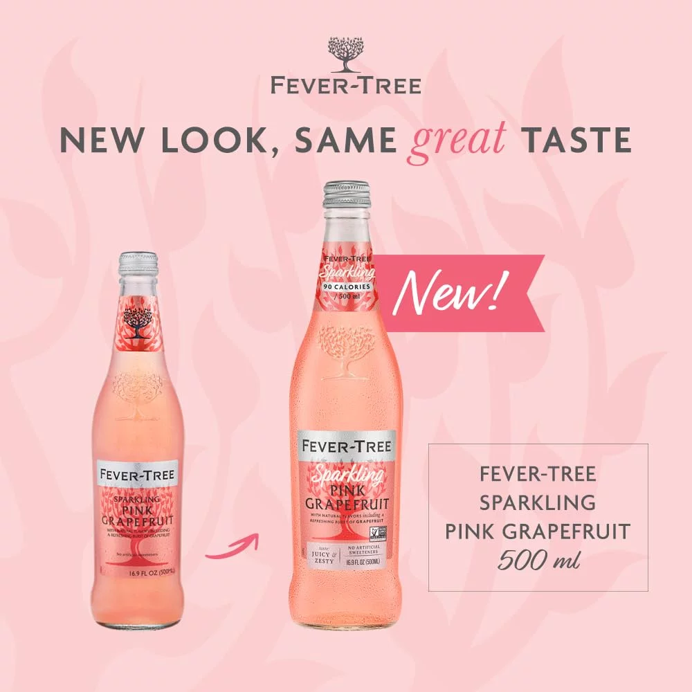 Sparkling  Grapefruit - Set of 8 Premium Mixers, Naturally Sourced and from Artificial Sweeteners or Colors