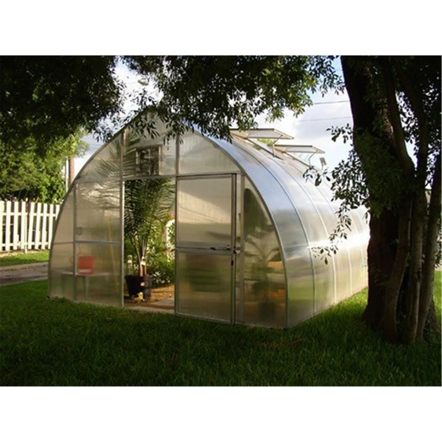Exaco  Riga 8 Greenhouse- Anodized - Extra Large