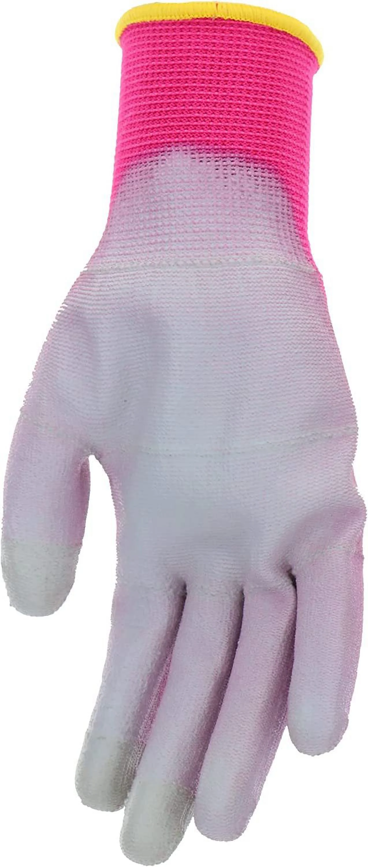 Mud Smart Mud Polyurethane Coated Palm Gloves, Raspberry, Large