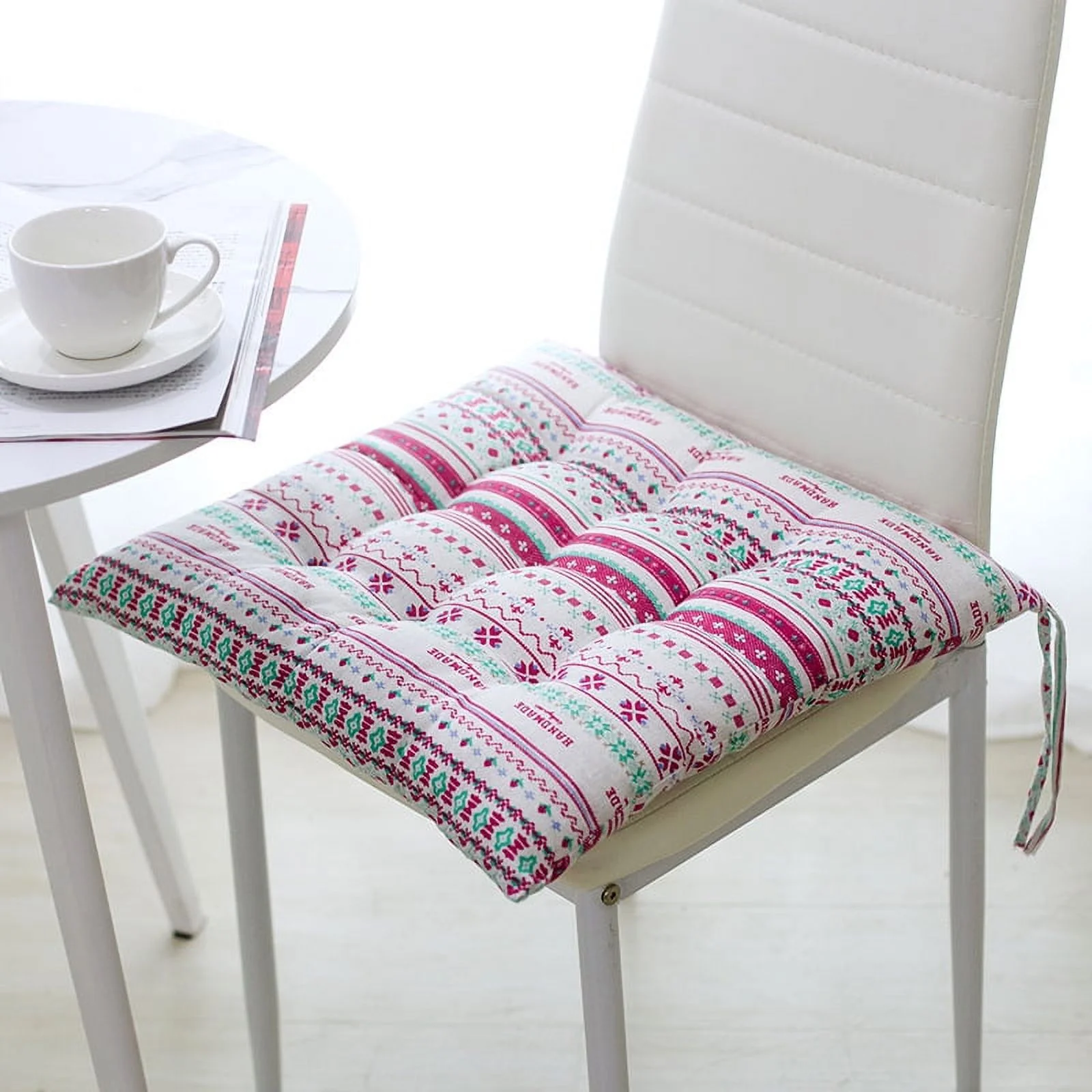 Namzi Seat Cushion Garden Patio Home Kitchen Office Thicken Comfy Seat Cushion, Ethnic style fan 18