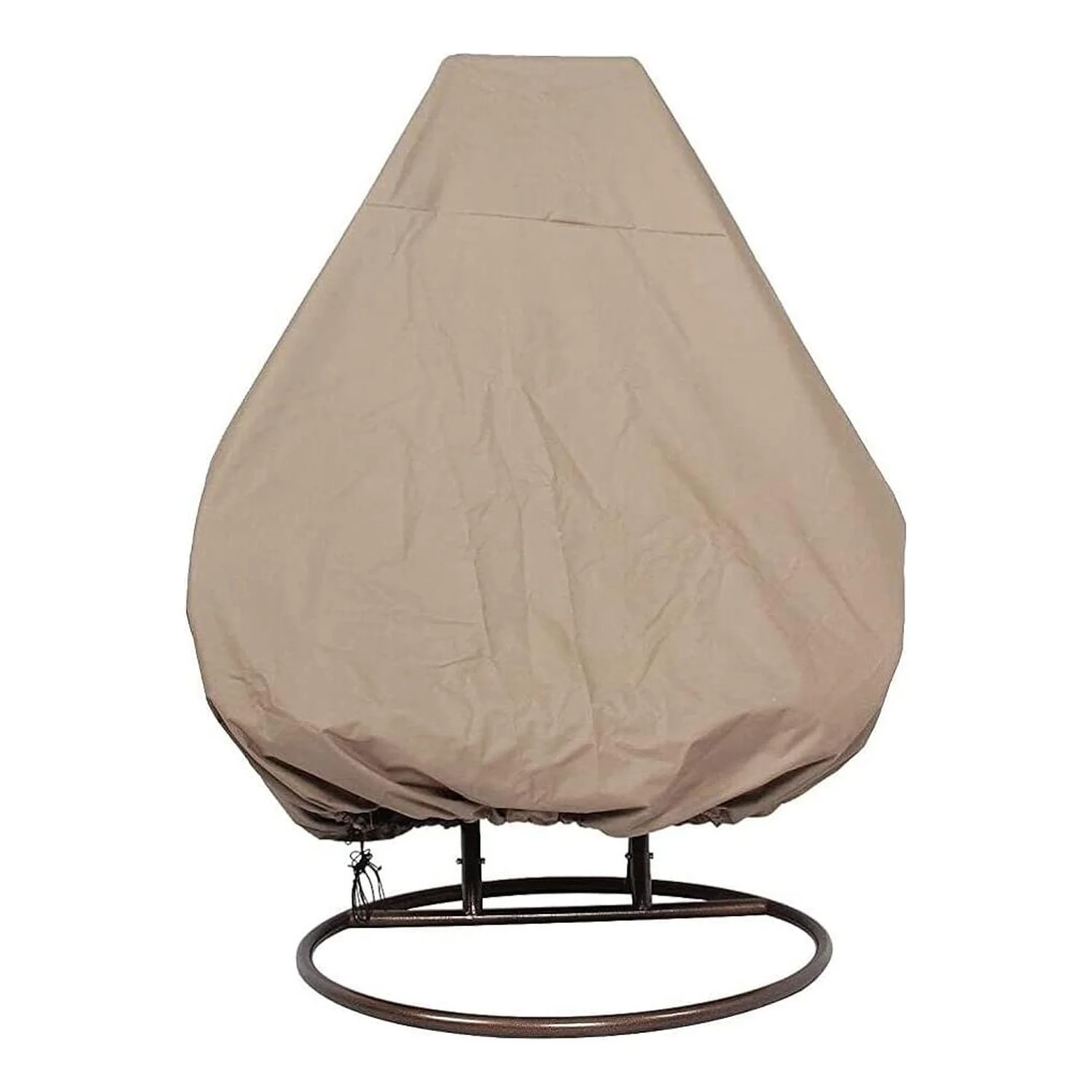 HomeStock Victorian Vintage Wicker Hanging 2 person Egg Swing Chair With Outdoor Cover