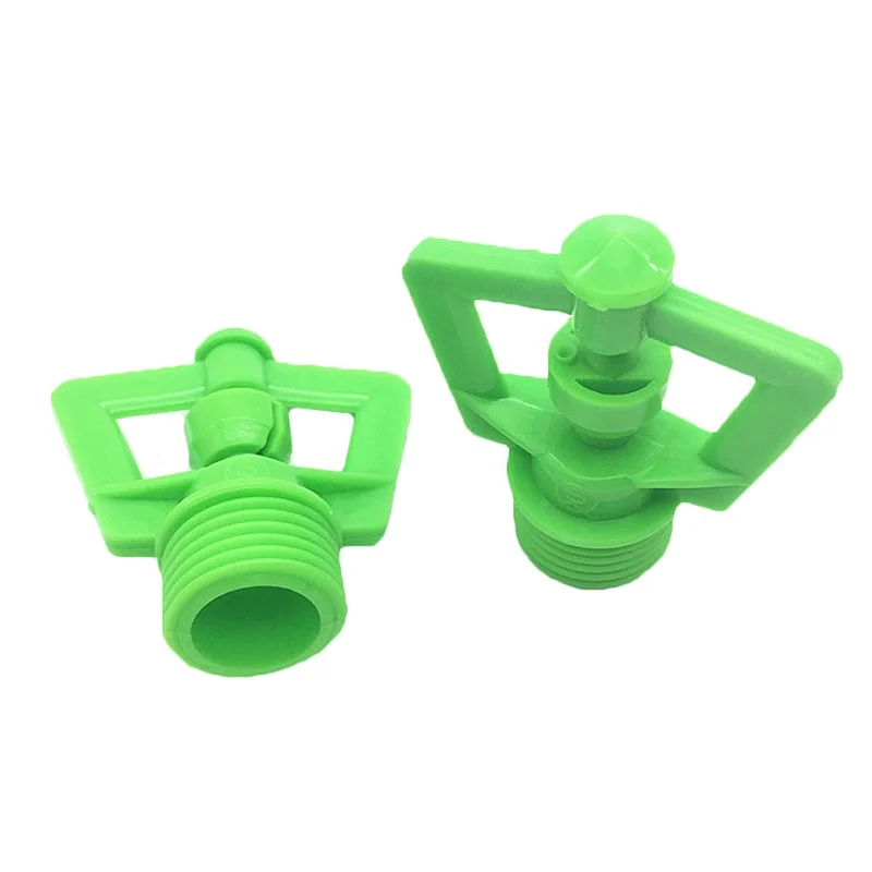 1/2'' Rotating Watering Sprinkler Agriculture Greenhouse Garden  Irrigation Lawn Mist Spray Nozzle Watering 100 Pcs
