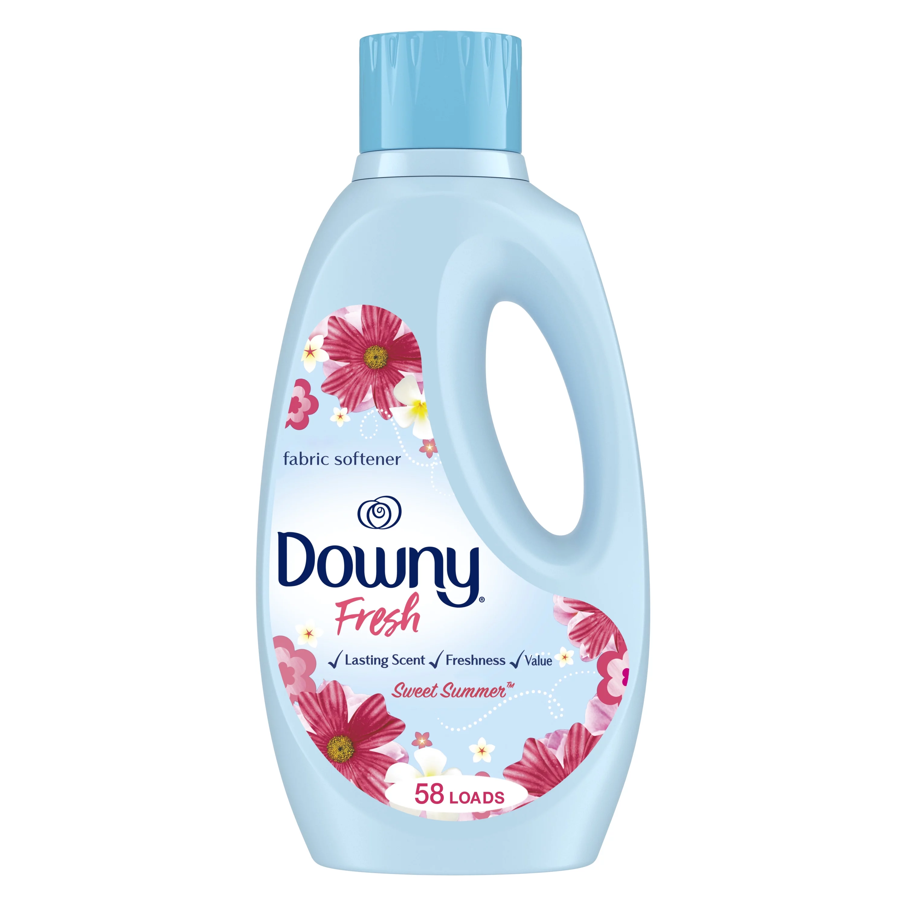 Downy Fresh Liquid Fabric Softener, Sweet Summer, 58 Loads 50 fl oz