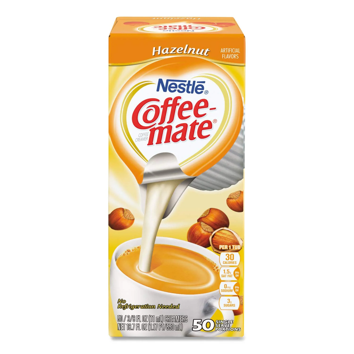 & Gluten-Free  Hazelnut Liquid Coffee Singles - 50 Count