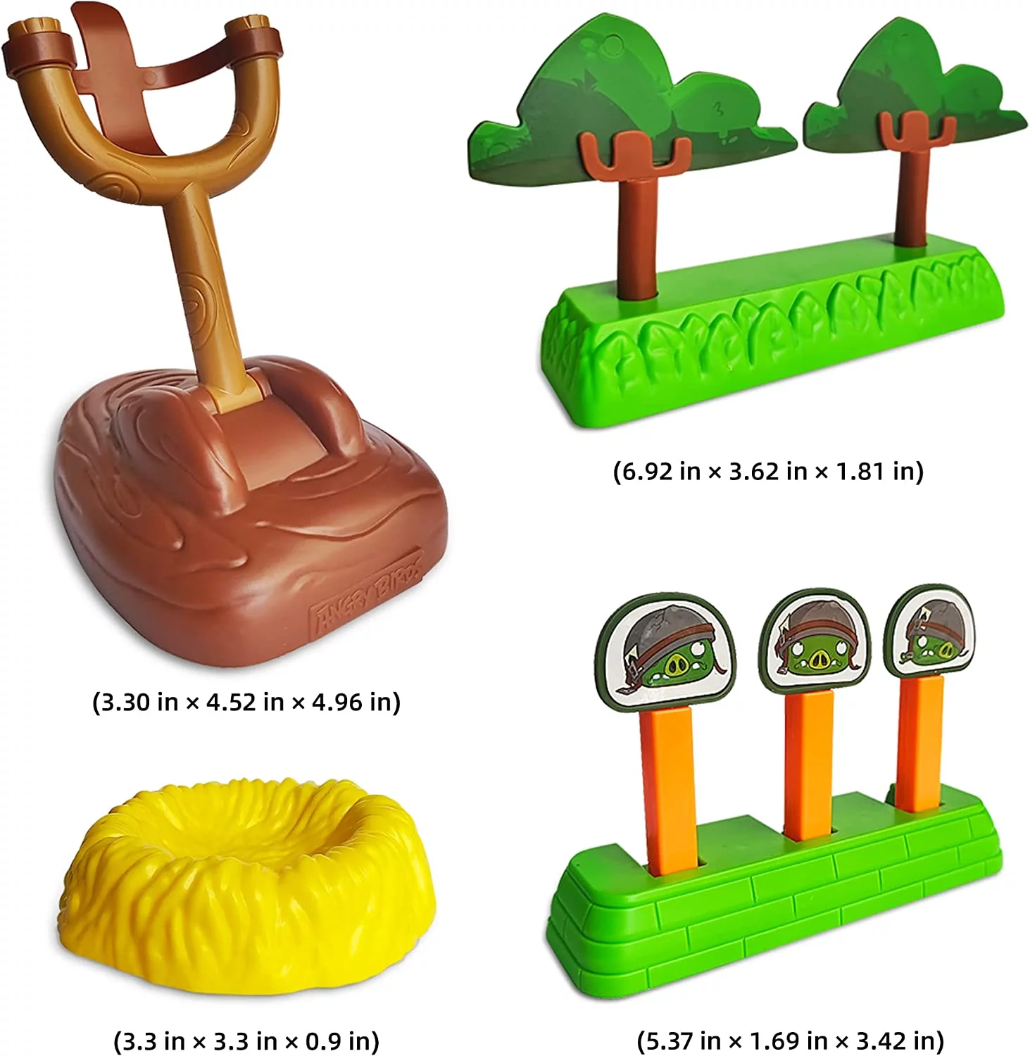 2023 Newly Licensed Angry Birds Toys Playsets Build N’ Launch Construction Brick Assembly Building Blocks Sets Pig City Strike 2 Takedown Space Planet Game Catapult Slingshot Gift Box 97pcs