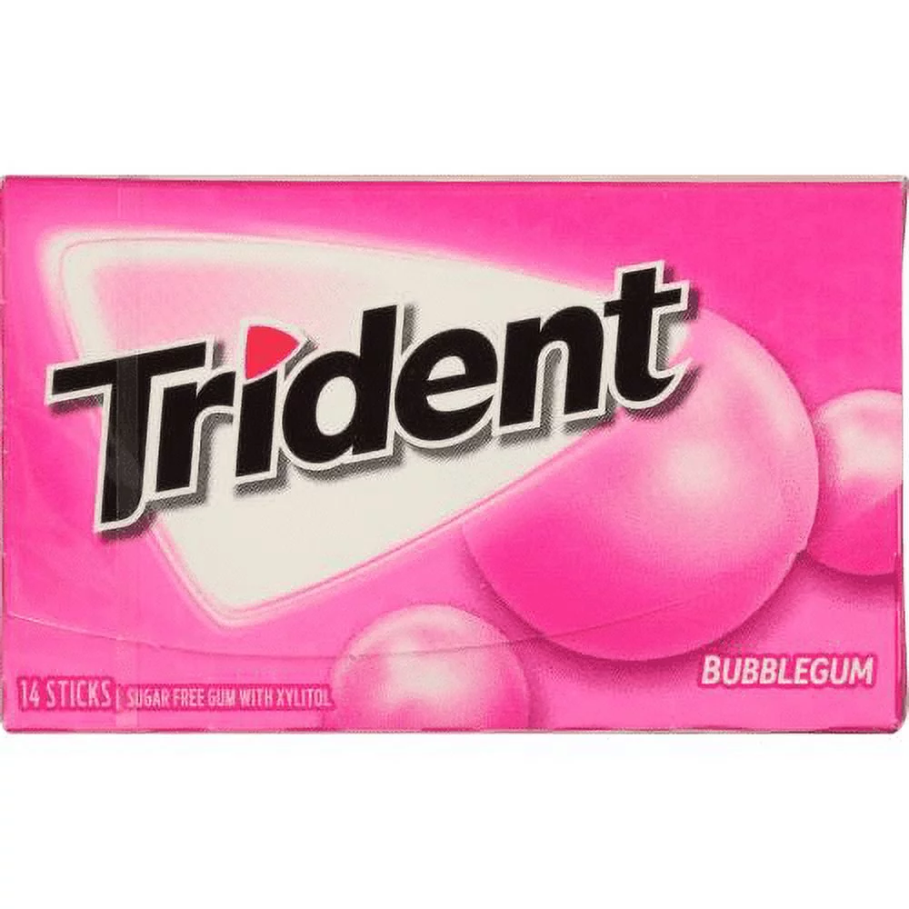 Trident Bubblegum Single (Pack of 2)