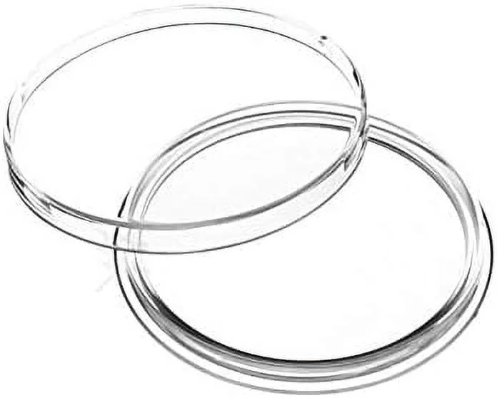 1oz silver maple leaf direct fit coin capsule holders, 10 pack by