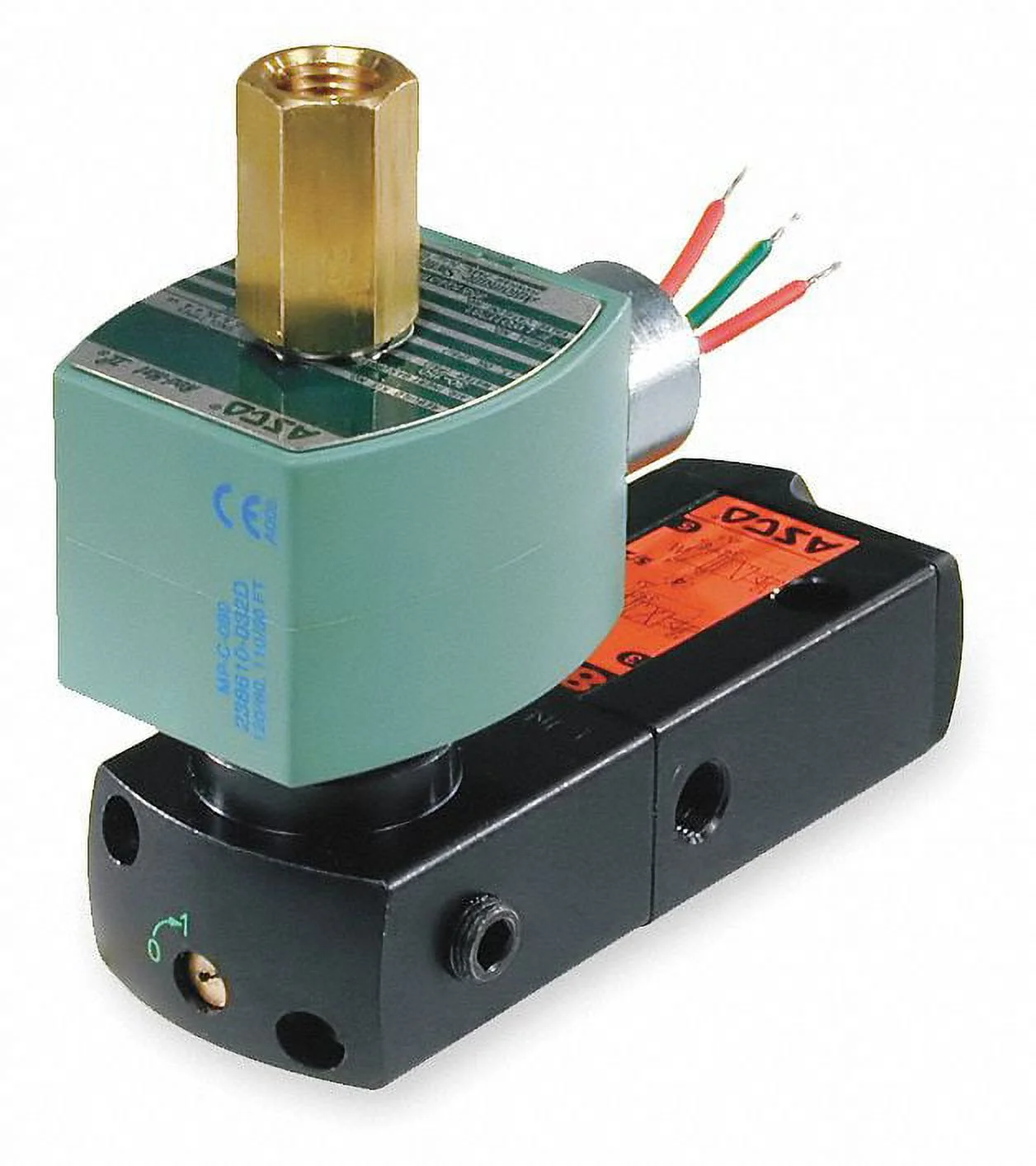 Asco Solenoid Valve,3/2 to 5/2,1/4 In,24VDC EF8551A001MS