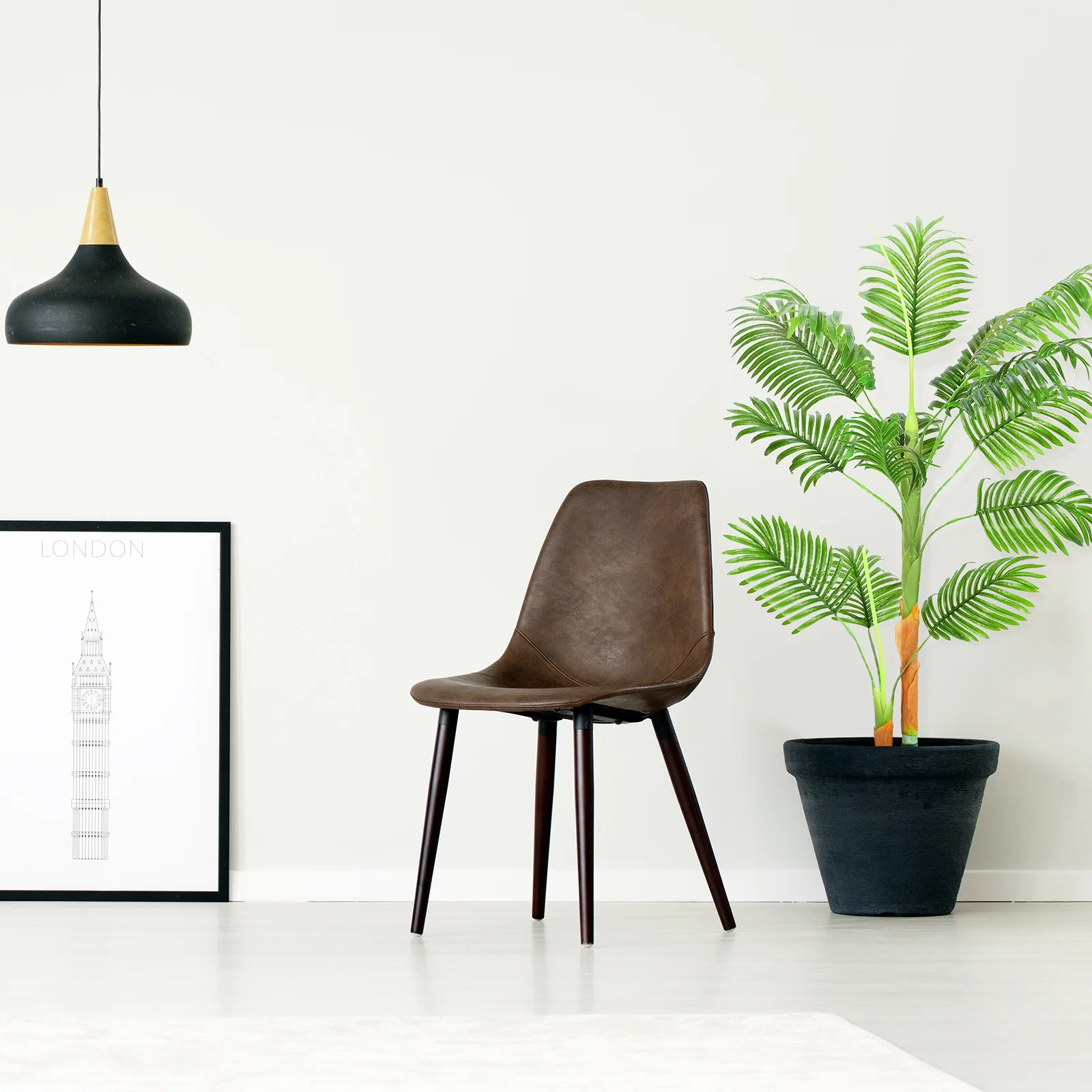 6FT Artificial Areca Palm Plant,Fake Faux Tropical Palm Plant for Home Christmas