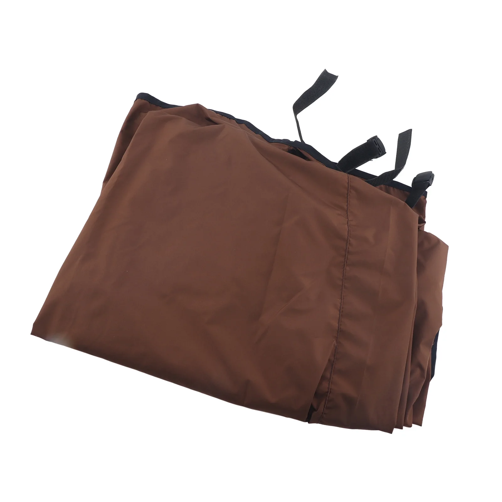 Eddwiin Courtyard Garden Swing Hammock 3-Seat Cover Waterproof Fabric Protection Cover 150x50x10cm(Dark Brown)