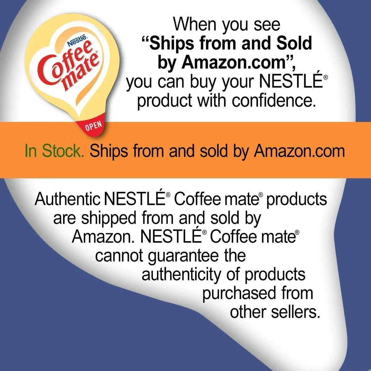 Coffee-Mate NES35012 Irish Creme Coffee-Mate Creamer Bulk - 180 Count