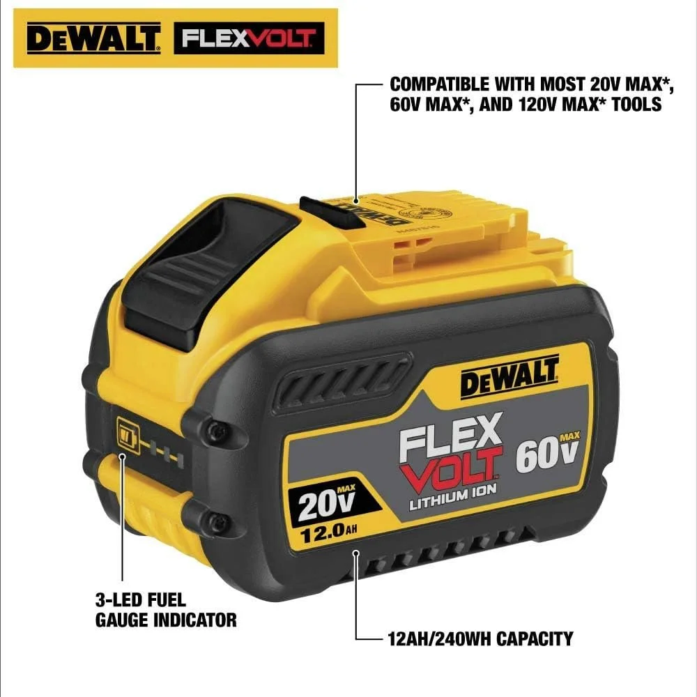 DEWALT FLEXVOLT 20V/60V MAX Battery, 12.0-Ah DCB612
