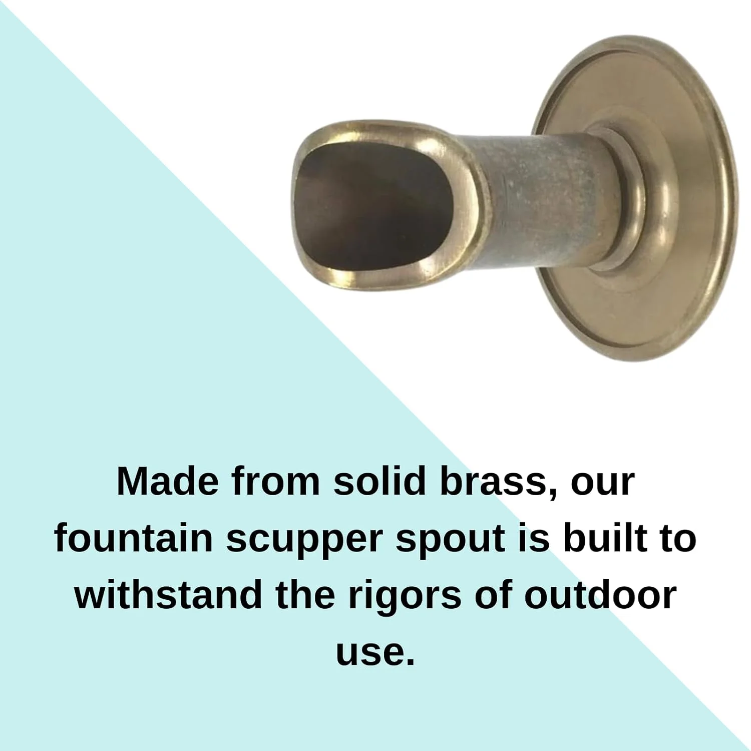 New Swimming Pool Spa Brass Fountain Scupper Spout 1-1/2